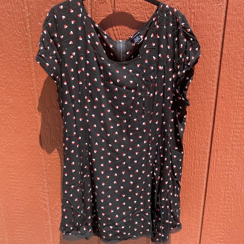 Heart design Peplum top from Torrid